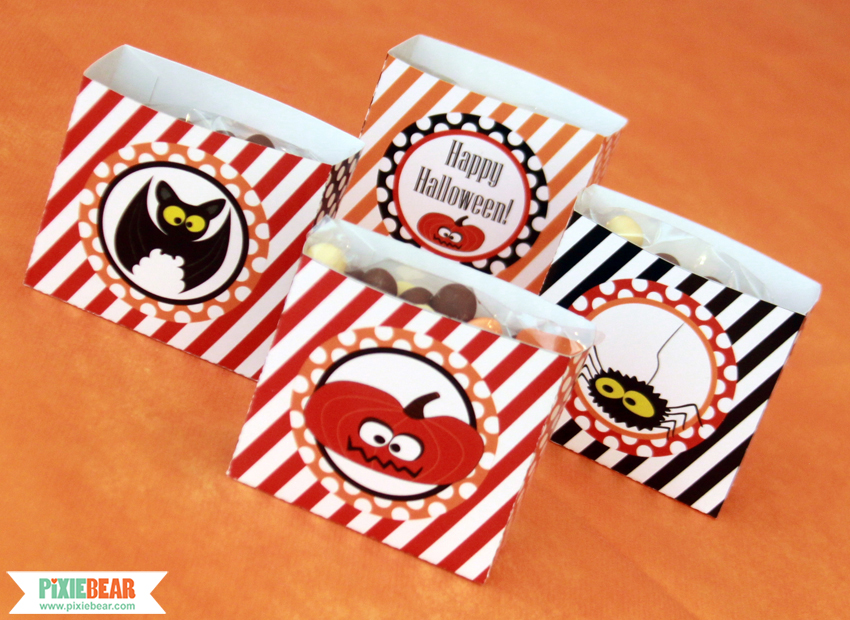 Assembling a Party Favor Box | Pixiebear Party Printables